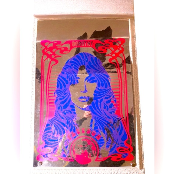 Vibrant Pop Art Rock Poster “Dorthy” signed by band